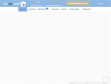 Tablet Screenshot of hoteltreassi.com